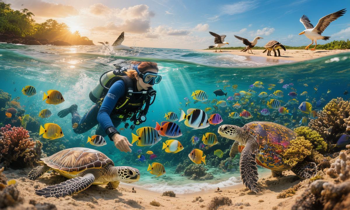 Biodiversidade marinha e terrestre de Fernando de Noronha Biodiversidade marinha e terrestre de Fernando de Noronha